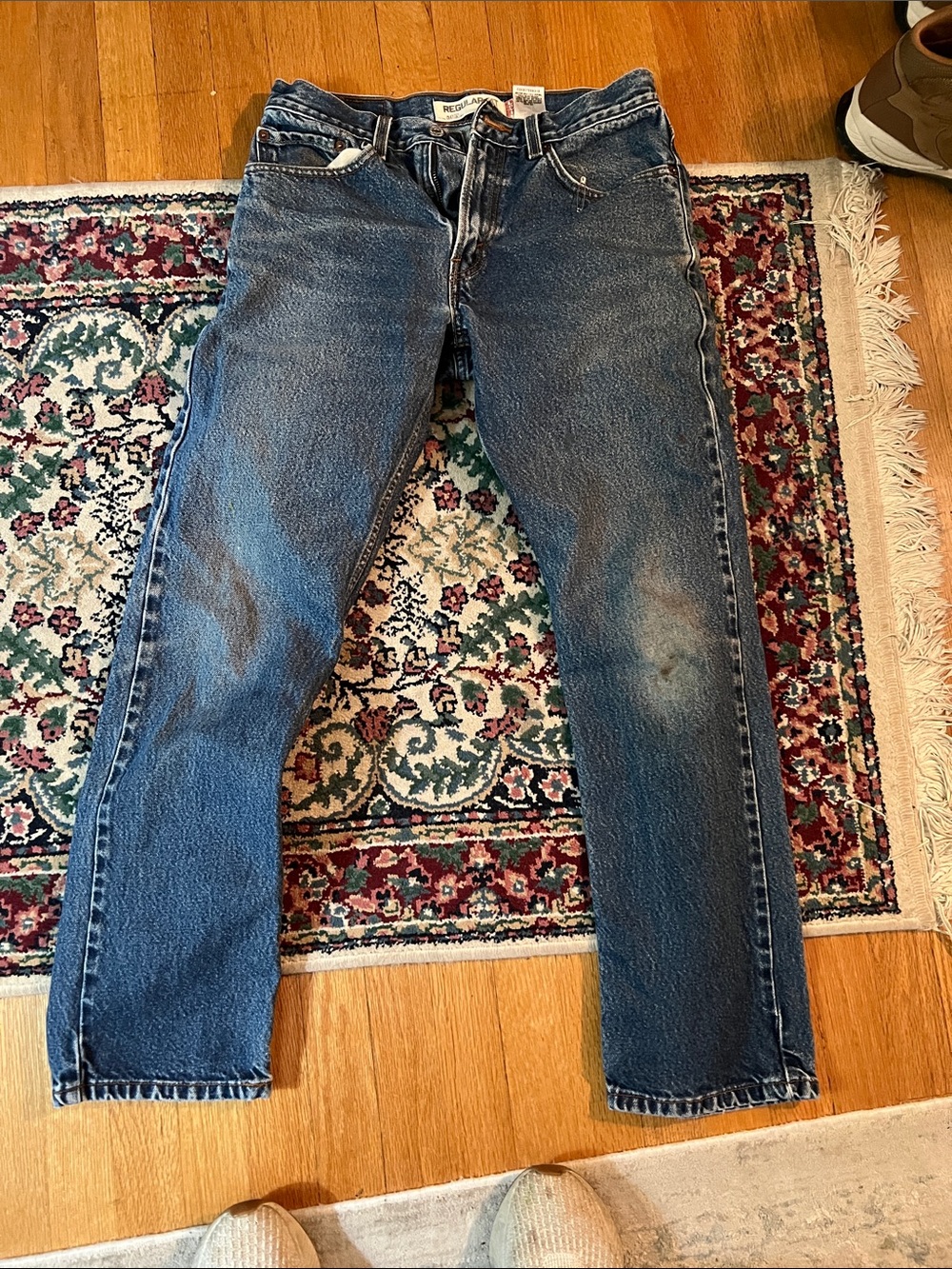 Levi's Men's Straight Leg Blue Denim Jeans